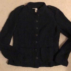 Black sweater blazer